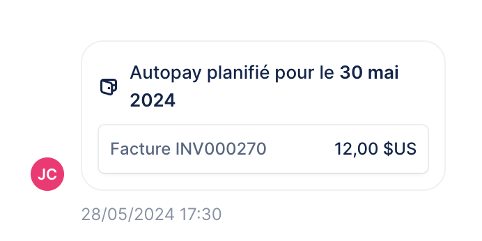 Autopay scheduled notice - FR.png